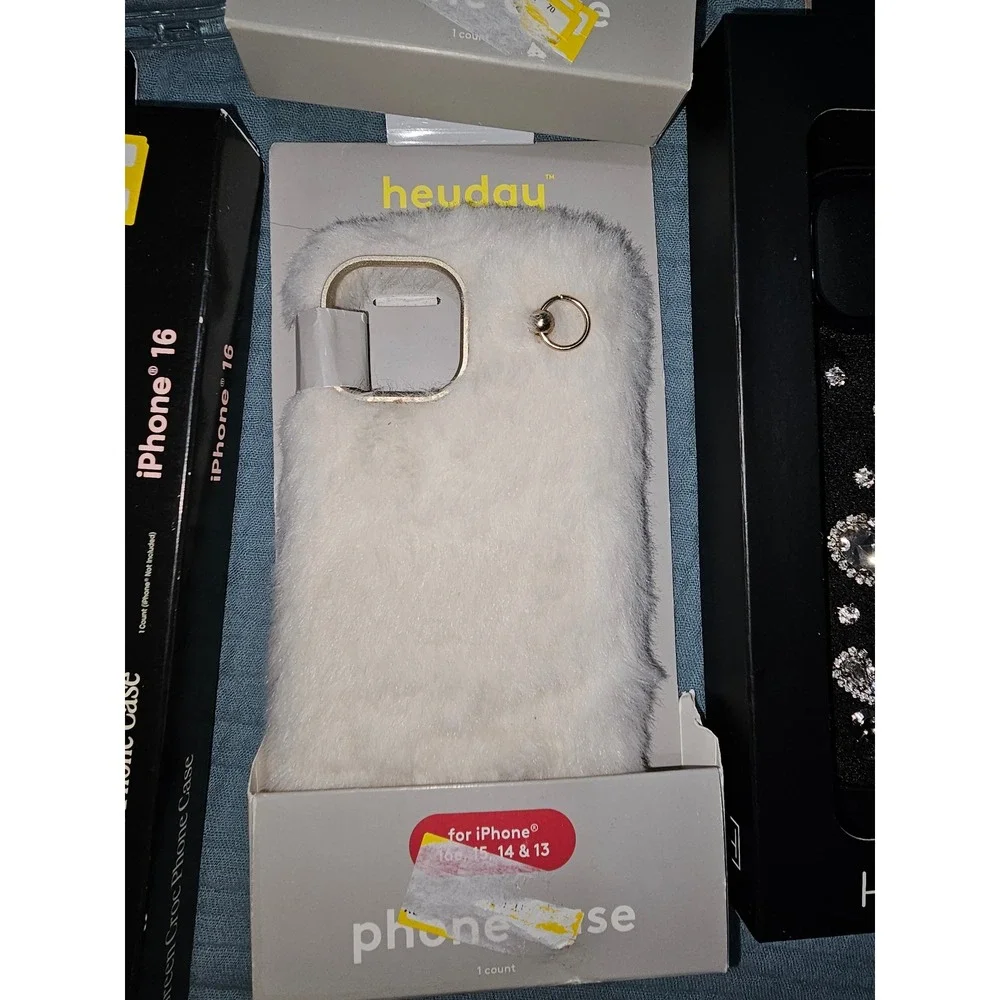 iPhone Case Bundle Hello Lux Heyday iPhone 16 17 Pro Max 15 14 Gemstone Fur Croc